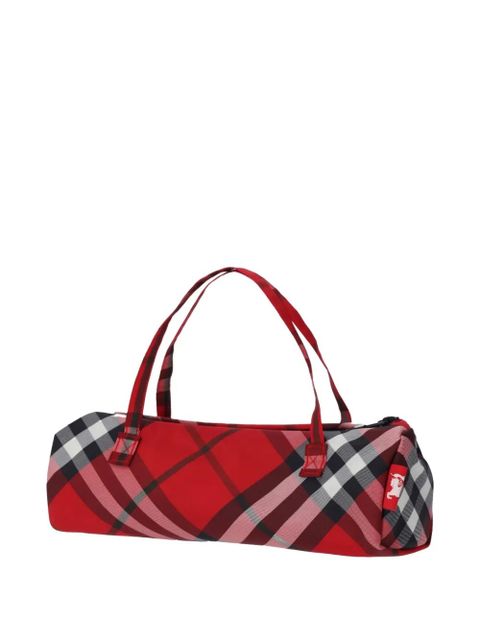 Burberry check folding umbrella - Red
