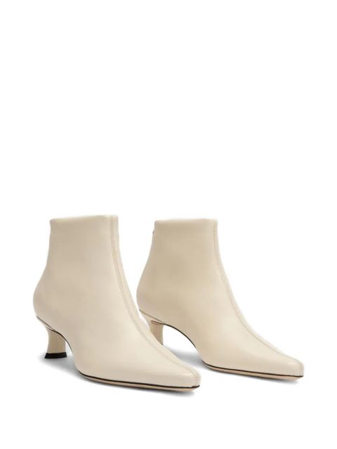 BY FAR Kitten Stevie 22 stretch seam ankle boots - White - zdjęcie produktu nr 2