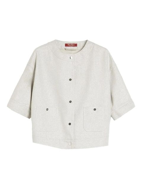 Max Mara short-sleeves jacket - Silver - zdjęcie produktu nr 1