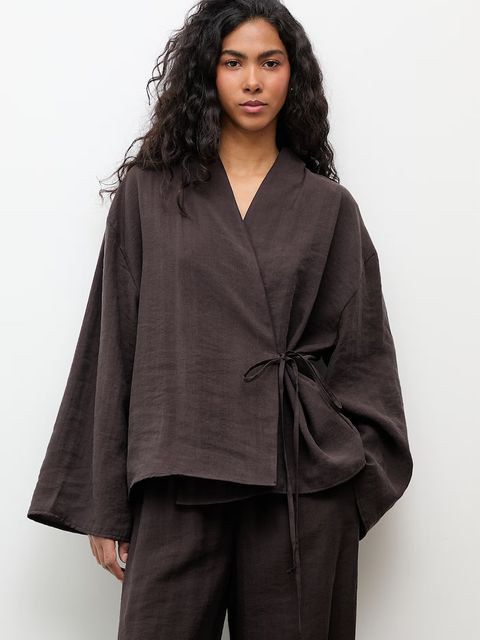 Answear.LAB marynarka damska z lyocellem - zdjęcie produktu nr 1