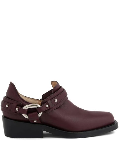 Rabanne XL Link biker ankle boots - Red - zdjęcie produktu nr 1