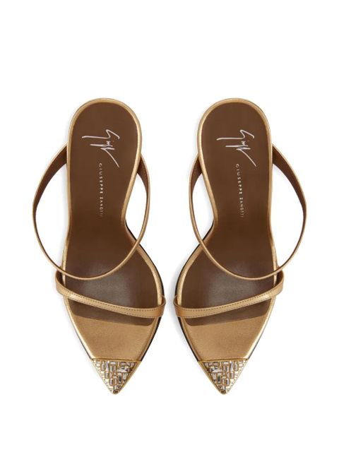 Giuseppe Zanotti 105mm Intriigo Jewelry sandals - Gold