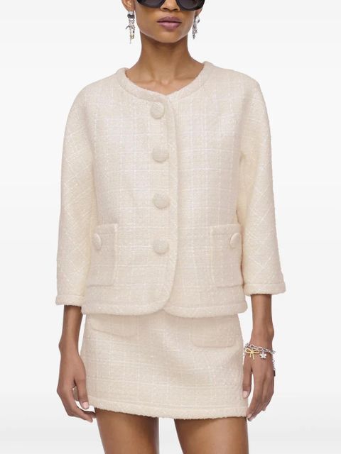 Marc Jacobs The Tweed Backwards jacket - White