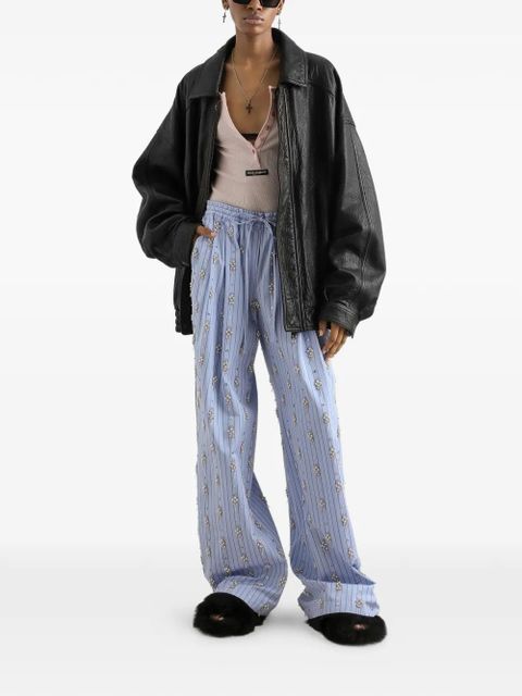 Dolce & Gabbana ribbed cotton serafino T-shirt - Pink - zdjęcie produktu nr 2