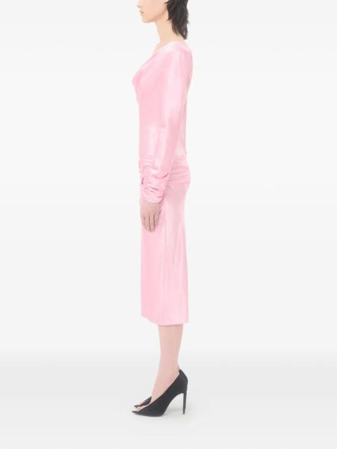 Valentino Garavani crepe satin midi dress - Pink