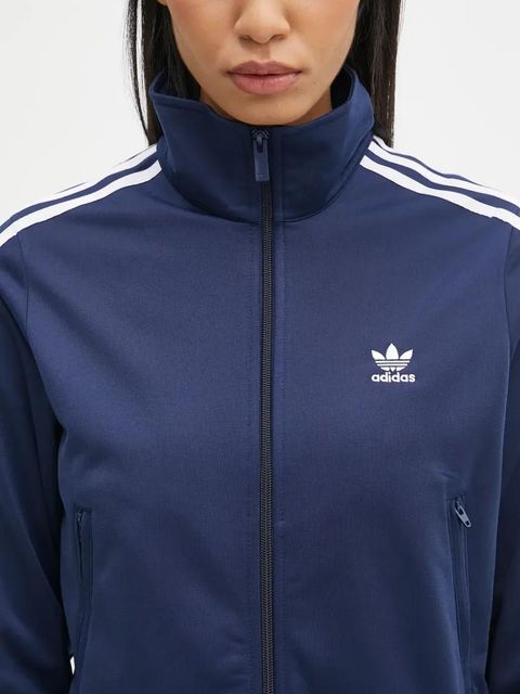 adidas Originals bluza Adicolor Classics Firebird damska kolor granatowy z aplikacją JC8263