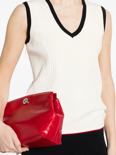 Max Mara V-neck tank top - White