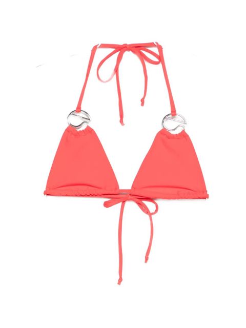 Coperni logo-appliqué bikini top - Red - zdjęcie produktu nr 1
