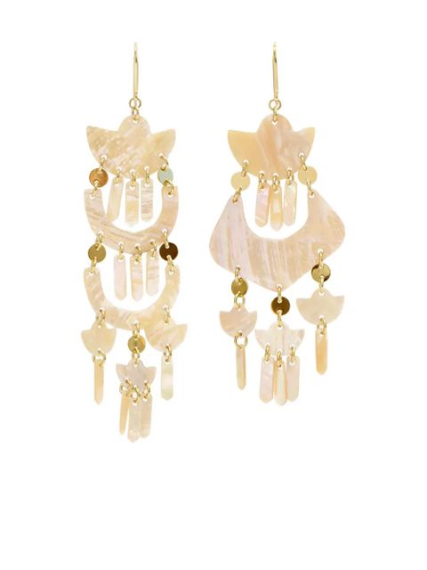 ISABEL MARANT long drop earrings - White - zdjęcie produktu nr 1
