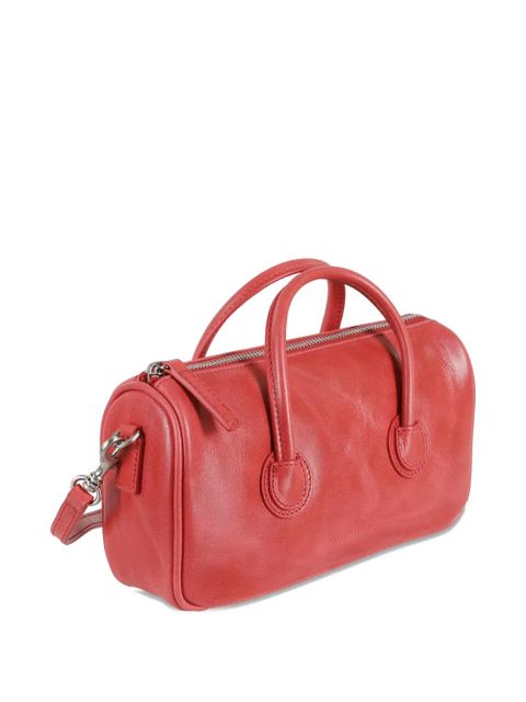 Marge Sherwood leather cylindrical tote bag - Red