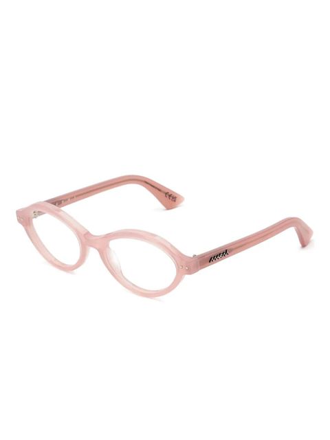 Marni Eyewear oval-frame glasses - Pink