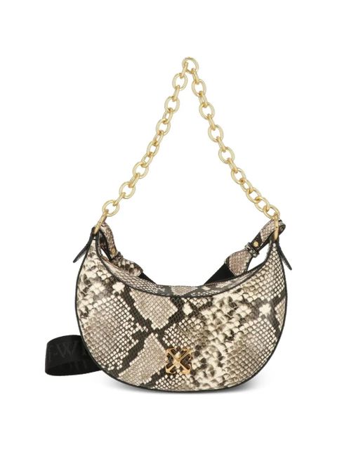 Off-White snakeskin-effect Arrows shoulder bag - Neutrals - zdjęcie produktu nr 2