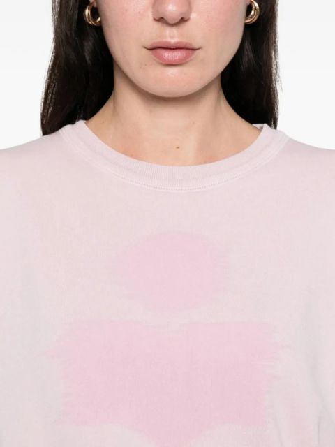 ISABEL MARANT Mobyli logo-print sweatshirt - Pink