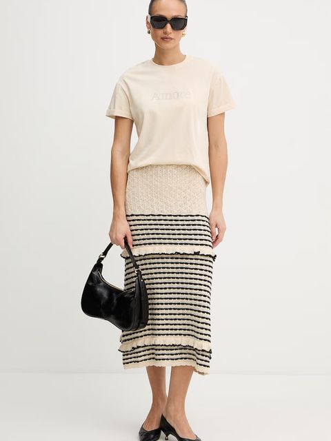 Twinset spódnica z domieszką lnu - zdjęcie produktu nr 1