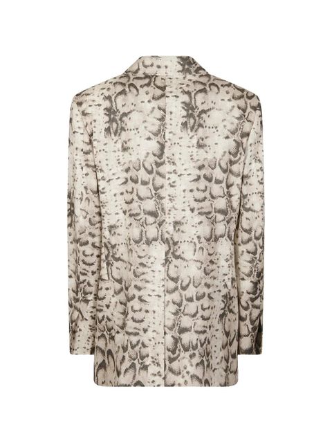 PINKO snake-print blazer - Neutrals - zdjęcie produktu nr 2