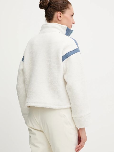 Helly Hansen bluza polarowa IMPERIAL damska kolor beżowy gładka 49581