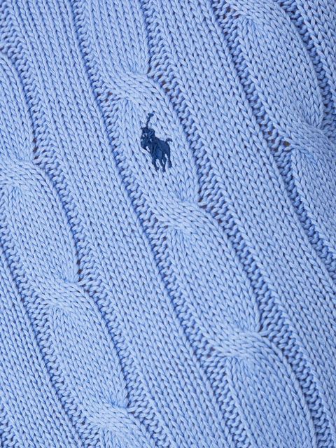 Polo Ralph Lauren sweter bawełniany kolor niebieski