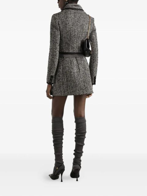 Dolce & Gabbana tweed mini skirt - Black - zdjęcie produktu nr 2