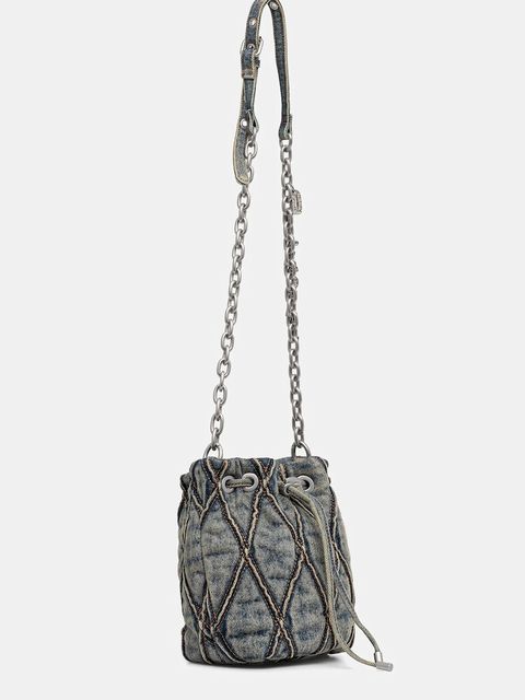 Diesel torebka jeansowa CHARM-D CHARM-D kolor niebieski X10346.P5570 - zdjęcie produktu nr 2