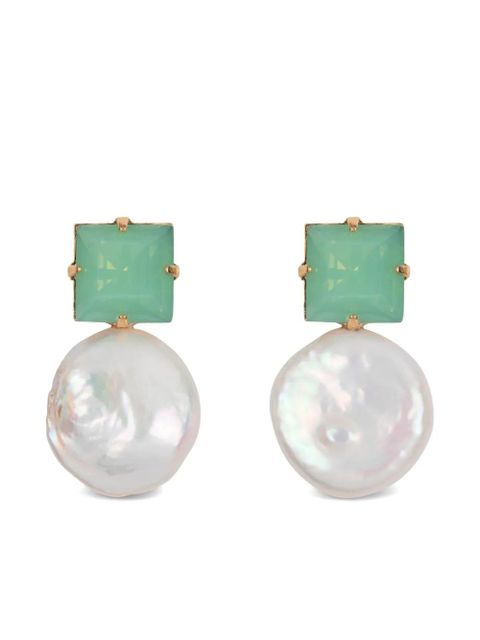 Jennifer Behr Junia earrings - White - zdjęcie produktu nr 1