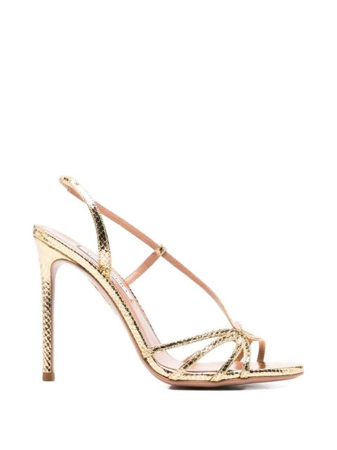 Aquazzura strappy heeled sandals - Gold - zdjęcie produktu nr 1