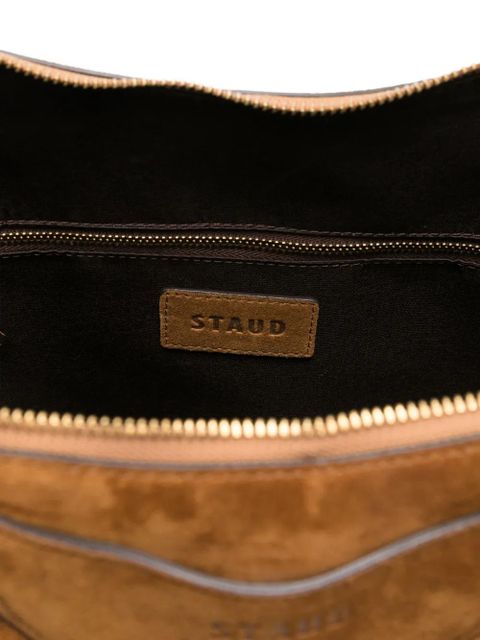 STAUD suede panelled tote bag - Brown - zdjęcie produktu nr 2