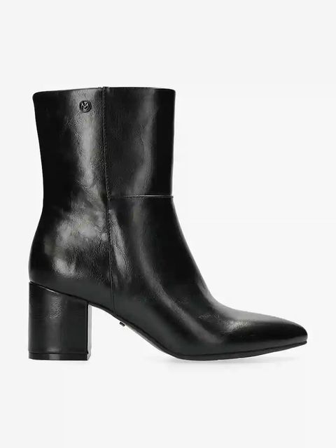 Mexx botki PAM MILA damskie kolor czarny na słupku lekko ocieplone MI001700453W - zdjęcie produktu nr 1