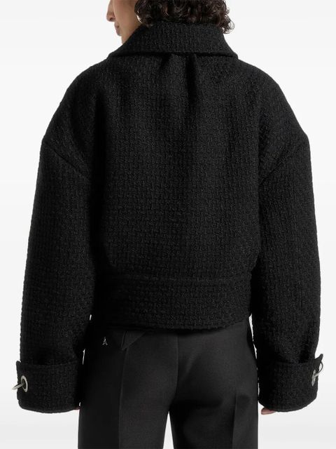 Manière De Voir Naela tweed jacket - Black