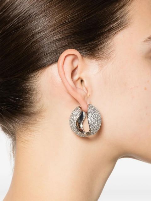 Coperni crystal-embellished earrings - Silver - zdjęcie produktu nr 2