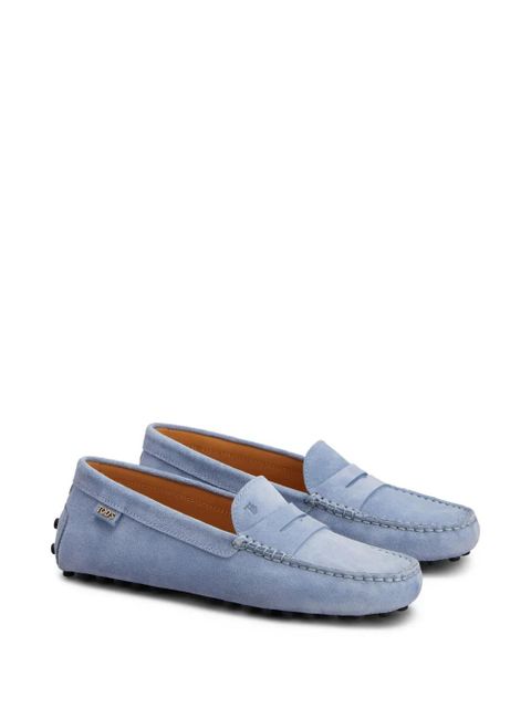 Tod's leather loafers - Blue - zdjęcie produktu nr 2