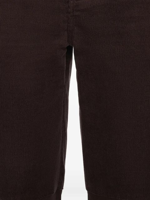 Christopher Esber taped corduroy jersey trousers - Brown
