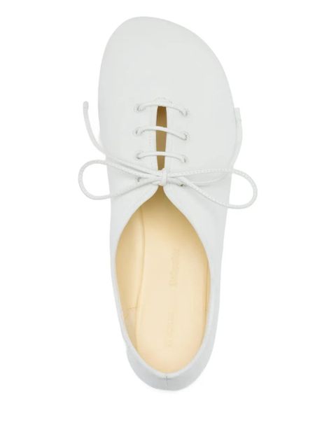 Proenza Schouler Glove lace-up ballet flats - White