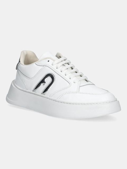 Furla sneakersy skórzane Lace-Up Sneaker damskie kolor biały YJ92SPT A 0203 Q1700 - zdjęcie produktu nr 1