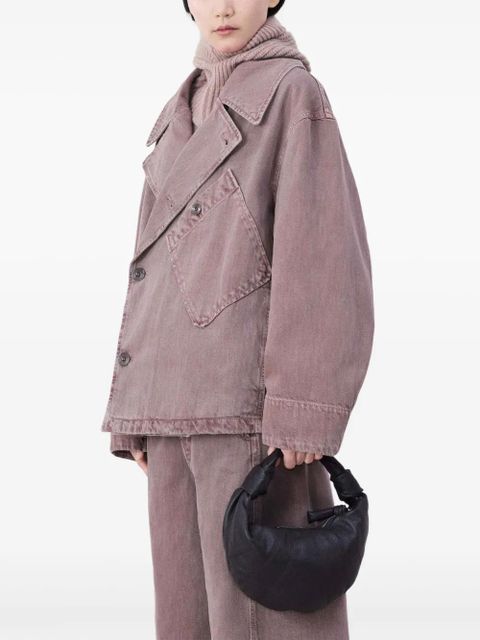 LEMAIRE mini Fortune Croissant tote bag - Brown