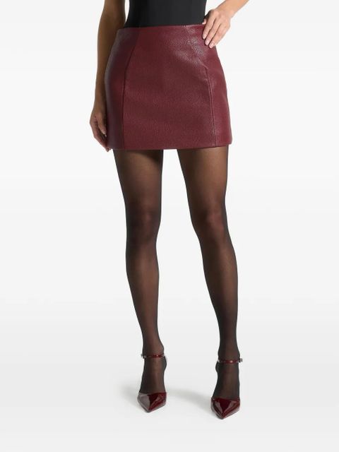 Manière De Voir pebbled mini skirt - Red - zdjęcie produktu nr 1