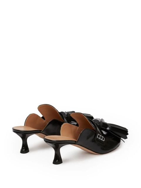 JW Anderson tassel-detail leather mules - Black