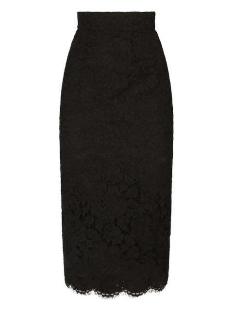 Dolce & Gabbana lace midi skirt - Black - zdjęcie produktu nr 1