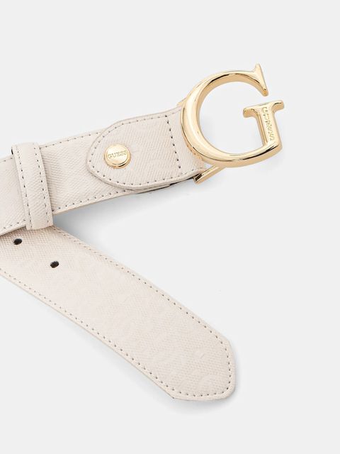 Guess pasek ALDINA damski kolor biały BW9241 P5335 - zdjęcie produktu nr 2