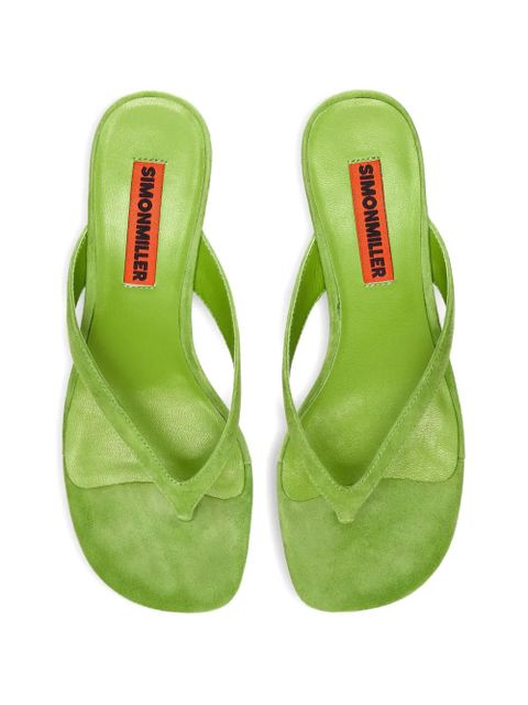 Simon Miller Beep suede sandals - Green - zdjęcie produktu nr 2