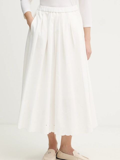 Weekend Max Mara spódnica z dodatkiem lnu PIO - zdjęcie produktu nr 1