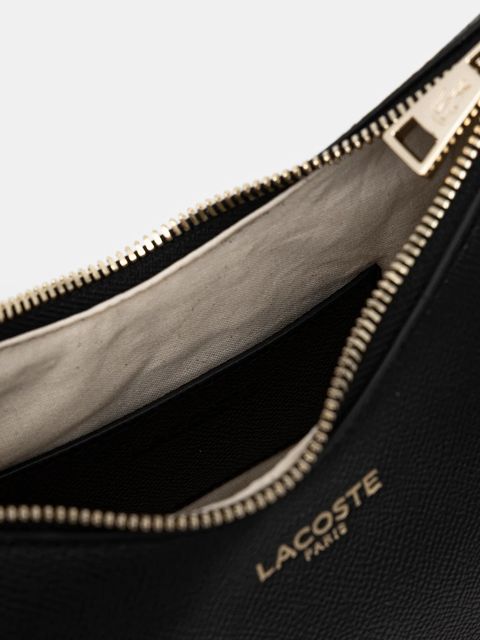 Lacoste torebka skórzana kolor czarny NF5101PH