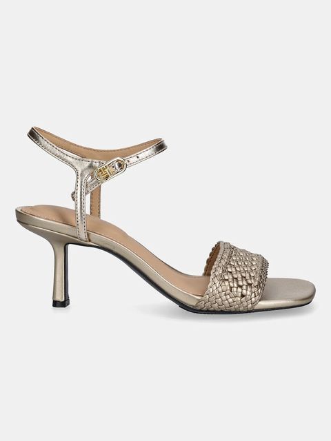 Tommy Hilfiger sandały METALLIC LTHR KITTEN SANDAL - zdjęcie produktu nr 2