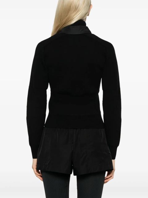 Moncler Grenoble padded zip-up jacket - Black