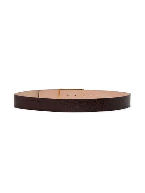 Victoria Beckham B buckle belt - Brown - zdjęcie produktu nr 2