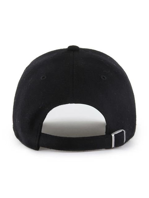 47 brand czapka z daszkiem z dodatkiem wełny MLB New York Yankees kolor czarny B-PBRCU17WIS-BK - zdjęcie produktu nr 2