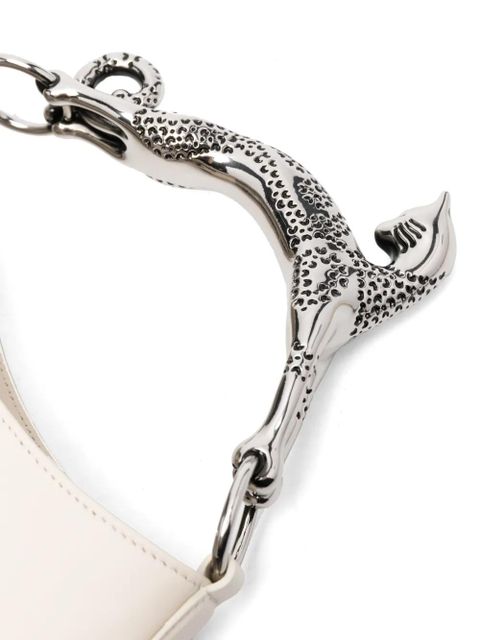 Lanvin sculpted-handle leather tote bag - Neutrals - zdjęcie produktu nr 2