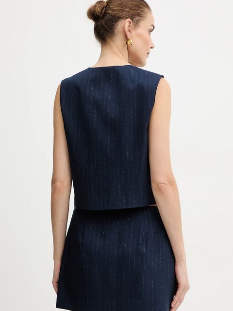 Guess kamizelka ZANITA kolor granatowy jednorzędowa W5BH52 W2422