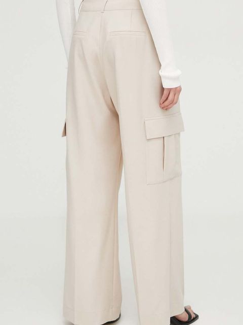 Herskind spodnie z domieszką wełny Louise