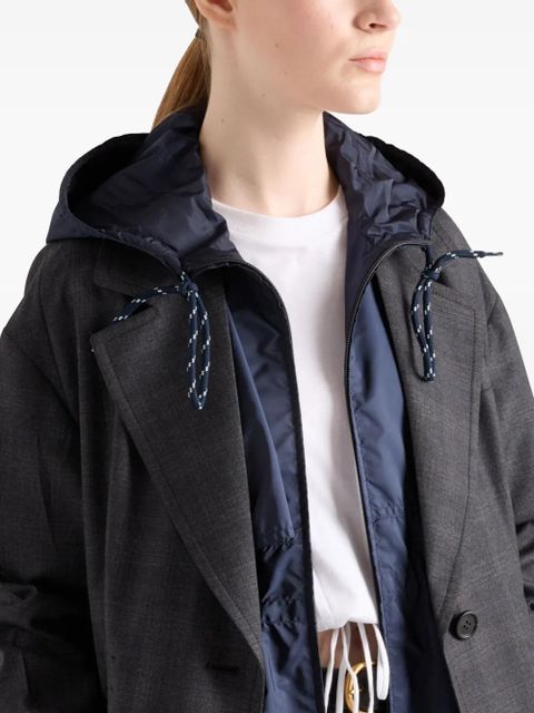 Prada long-sleeved jersey T-shirt - White