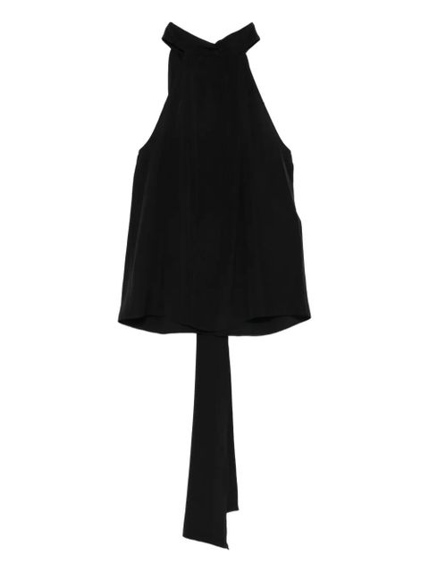 TOM FORD ribbed tie-neck blouse - Black - zdjęcie produktu nr 1